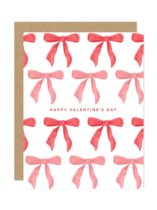 Bow Valentines' Day Card