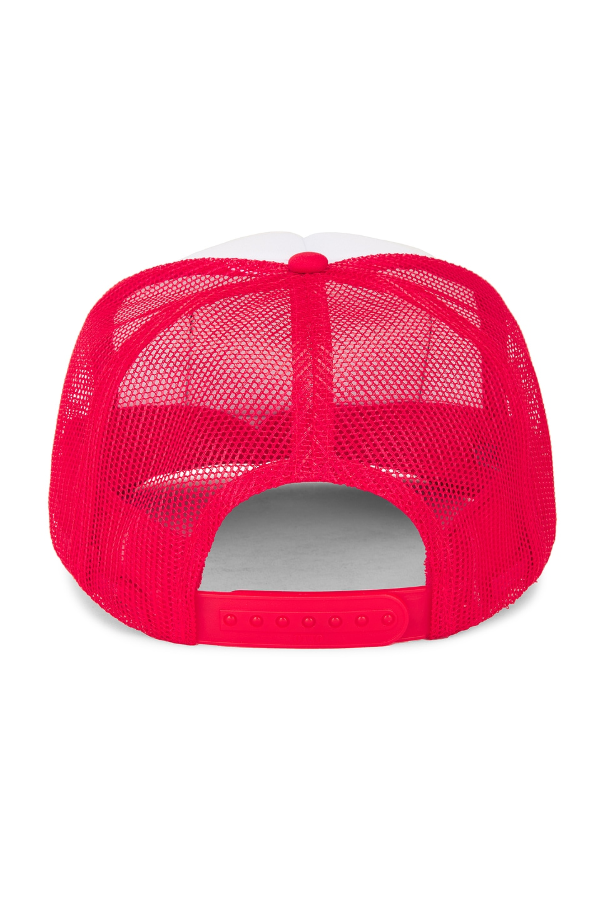 Drinks Well With Others Trucker Hat in Red Split 5/1