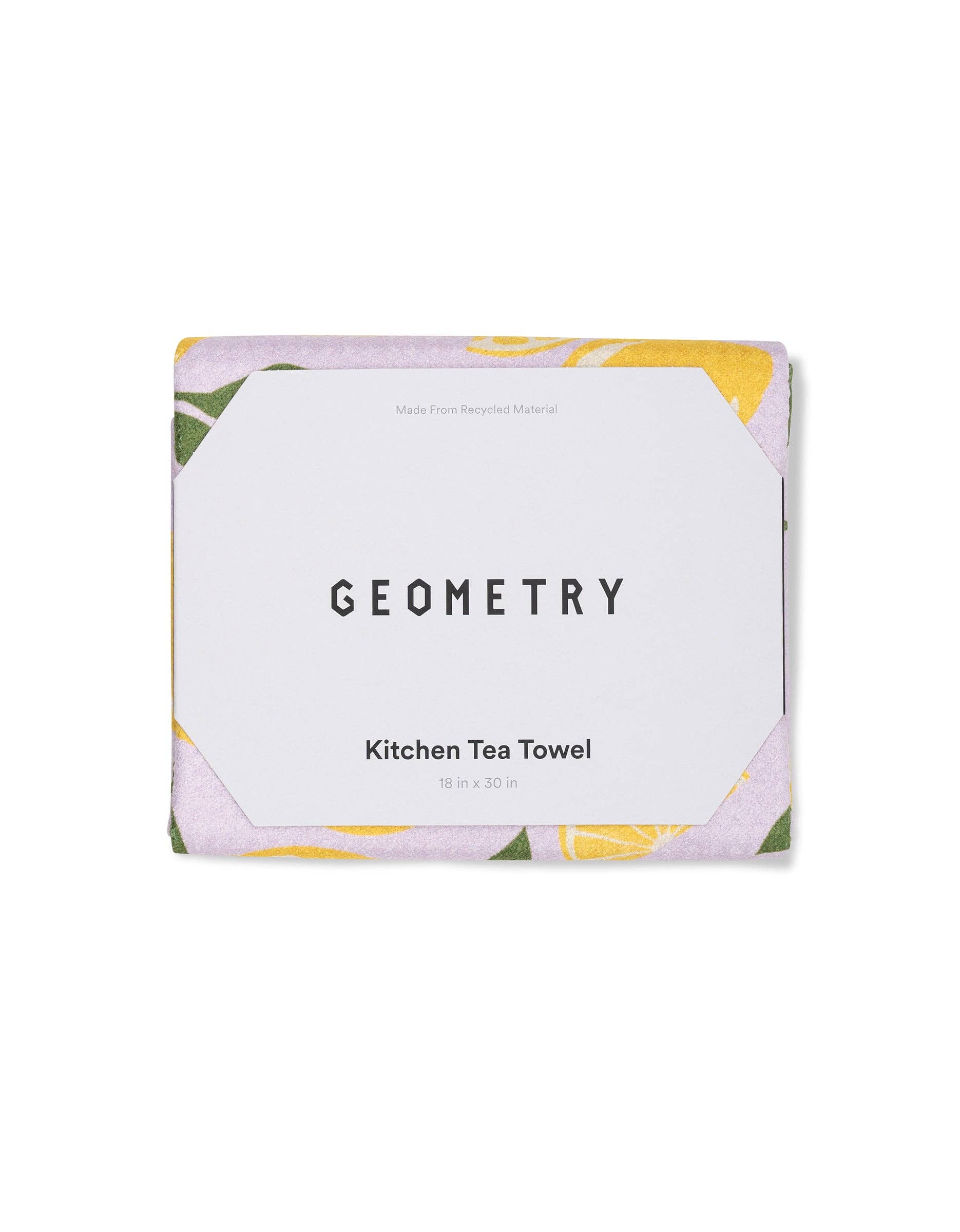 Geometry Sweet Lemon Tea Towel