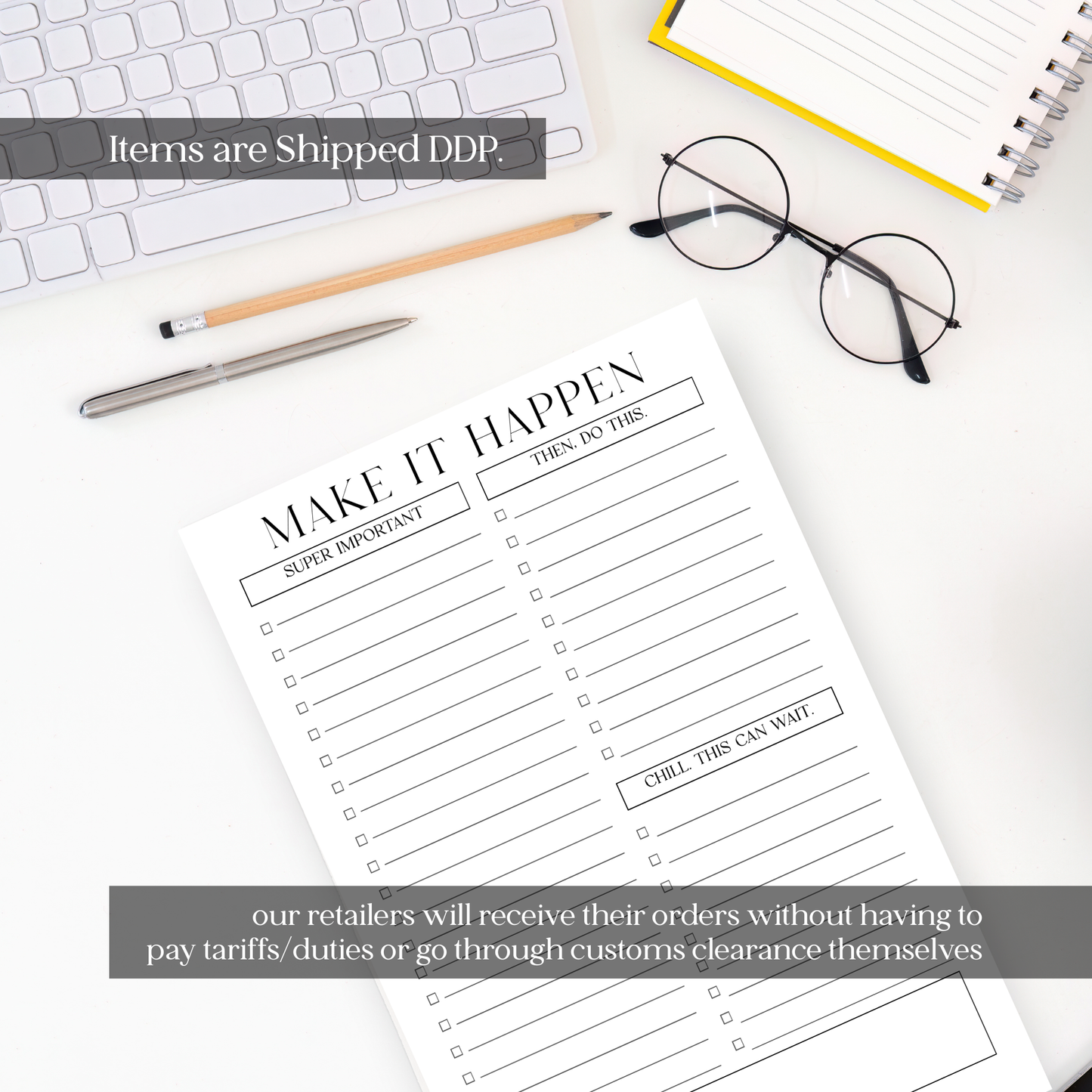 Make It Happen Notepad
