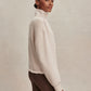 Sian Cropped Half-Zip Sweat