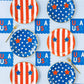 USA Scallop Paper Cocktail Napkins