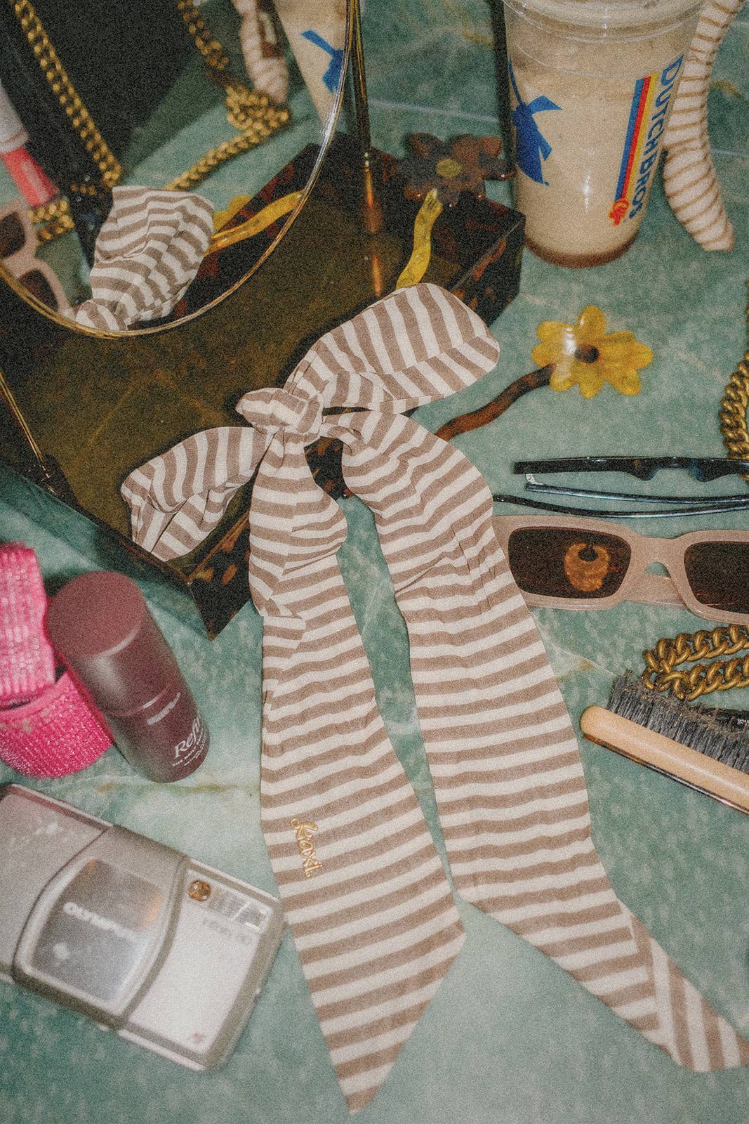 Girlhood Striped Hair Scarf