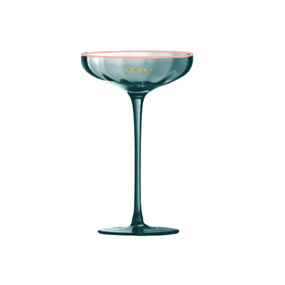 Two Tone Coupe Glass