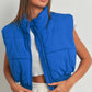 Zip-Up Crop Puffer Vest