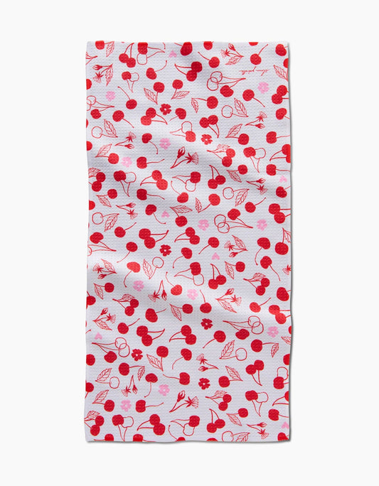 Geometry Cute Cherry Bar Towel