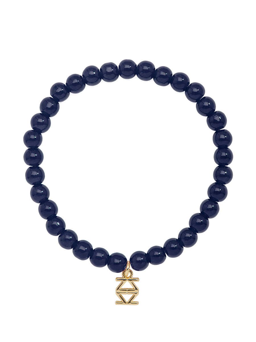 Small Glass Bead Stretch Bracelet