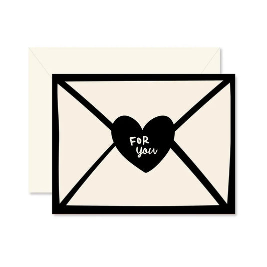 For You Love Letter Greeting Card