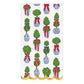 Holiday Topiaries Napkins + Ceramic Tray