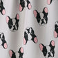Geometry Frenchie Faces Tea Towel