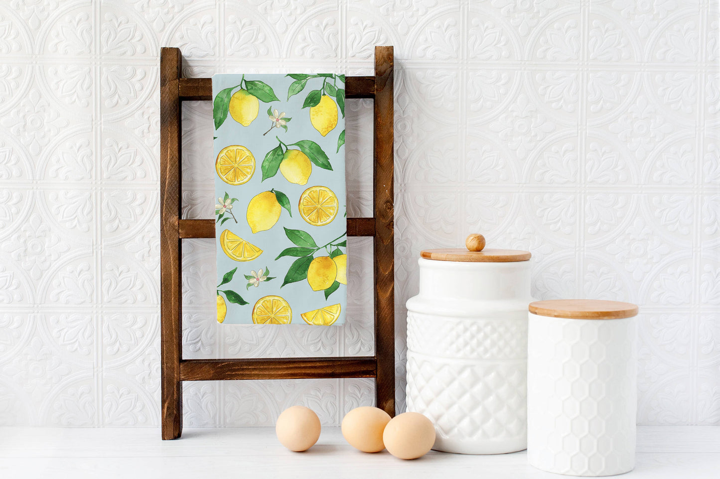 Zesty Lemons Tea Towel