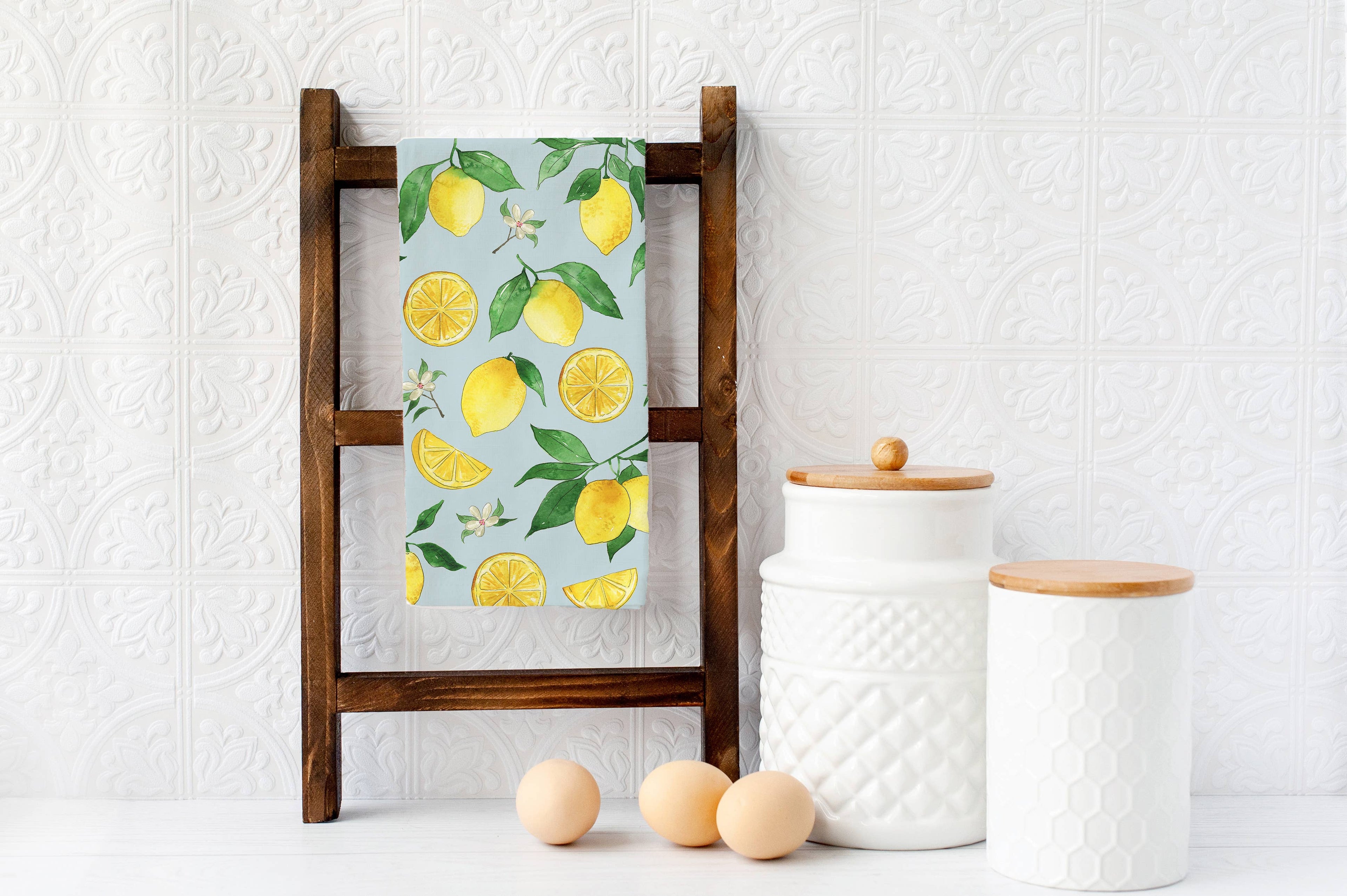 Zesty Lemons Tea Towel