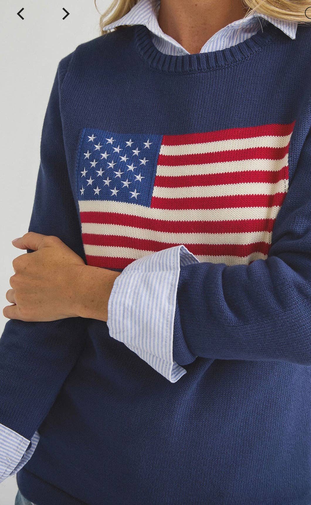 American Flag Sweater
