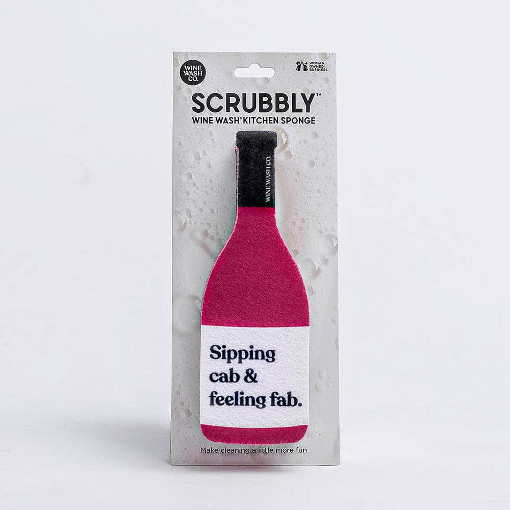 Scrubbly™ Wine Sponge - Cabernet