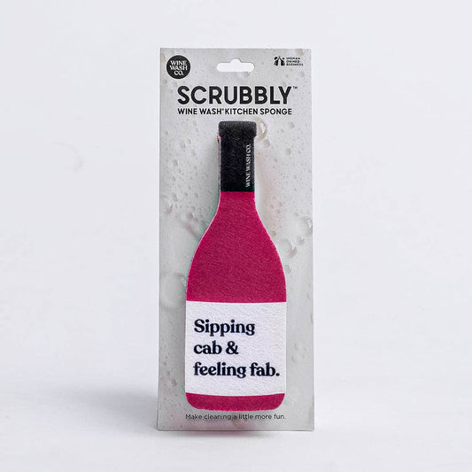 Scrubbly™ Wine Sponge - Cabernet