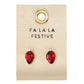 Falala Festive Holiday Stud Love Earrings