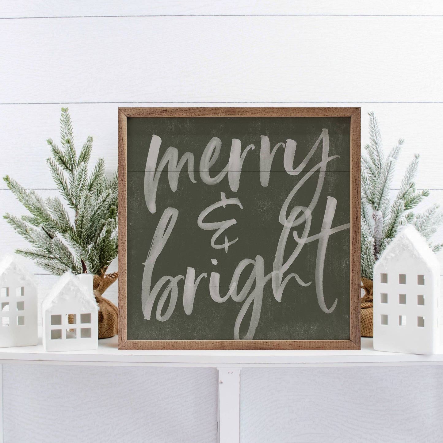 Merry And Bright Chalk Board