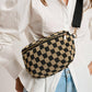 Large Checker Belt Bag