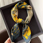 Retro Chic Silk Scarf