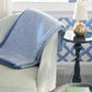 Harborview Herringbone Cornflower Blanket