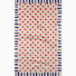 Geometry Navy Fringe Tea Towel