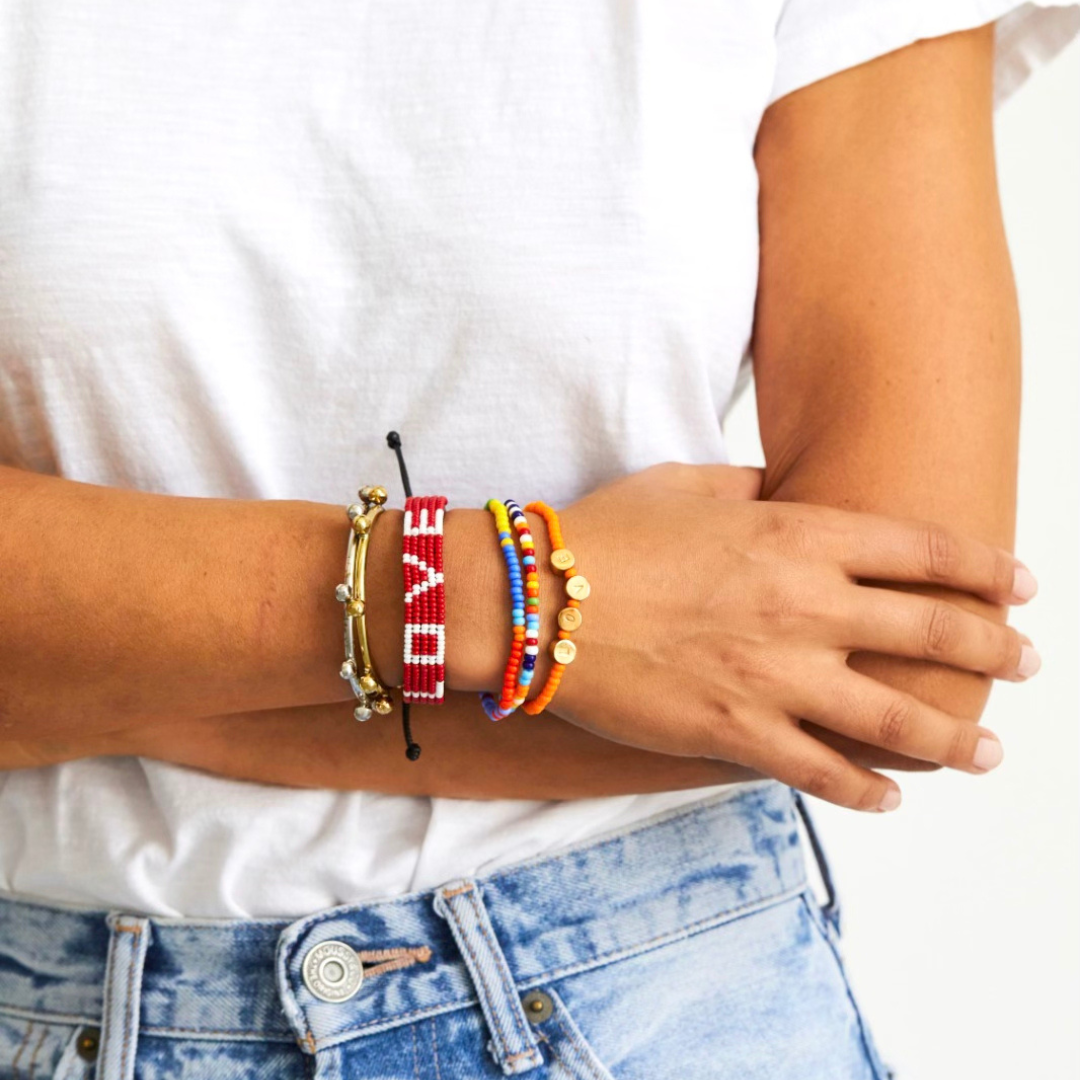 Ubuntu Life Red Love Bracelet