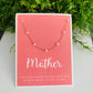 Adjustable  Pearl Necklace & Stationery Card