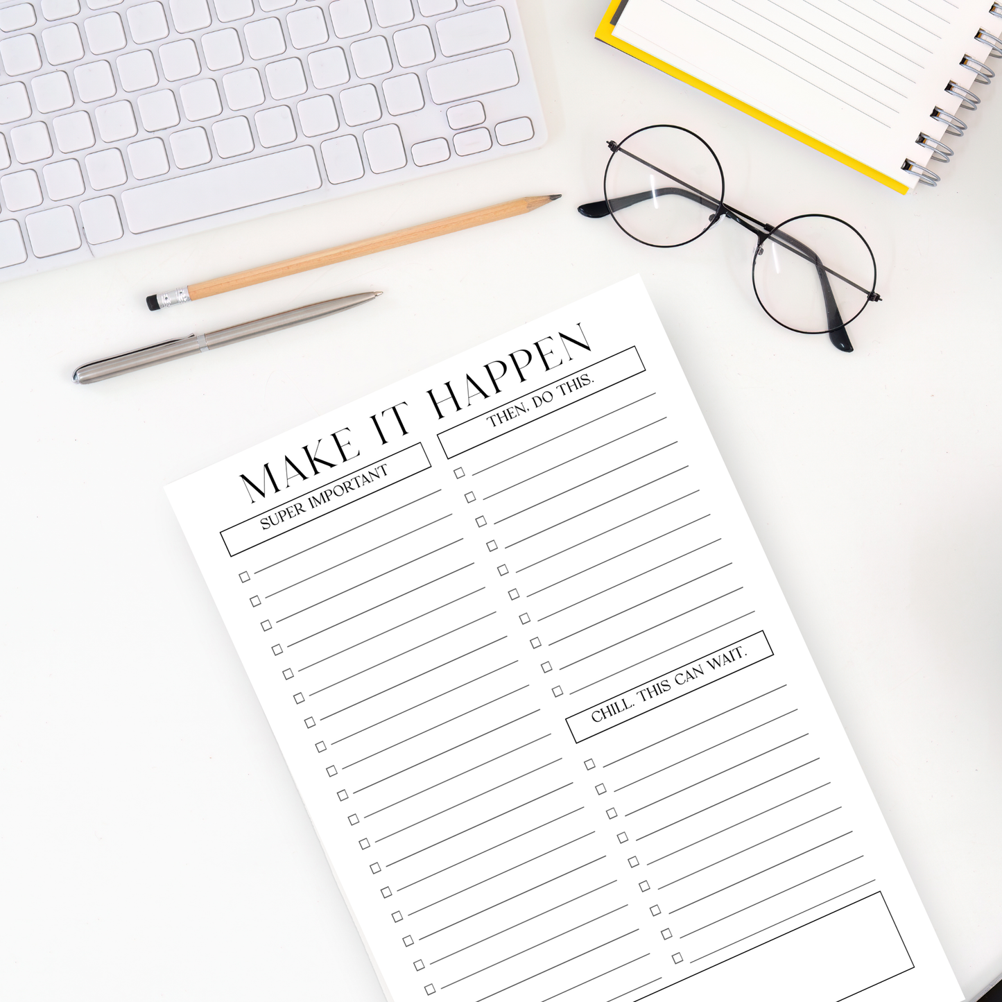 Make It Happen Notepad