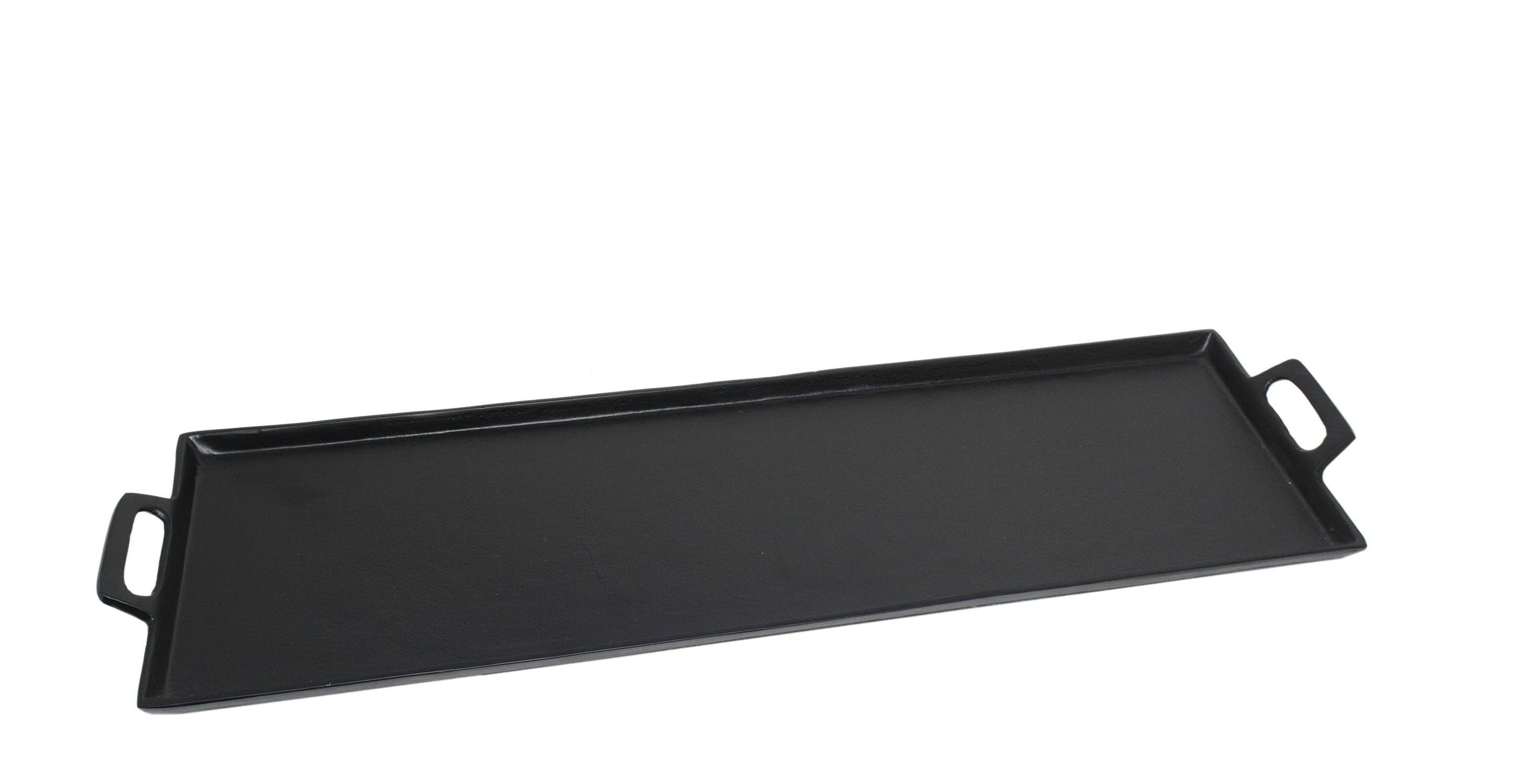 Black Rectangular Tray + Handles