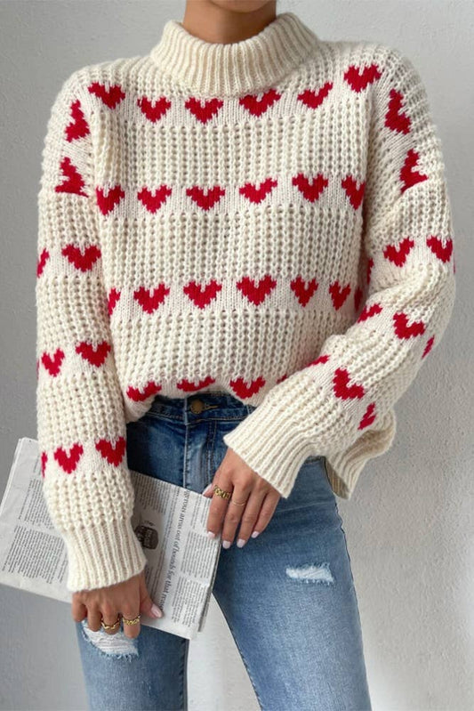 Knit Heart Sweater