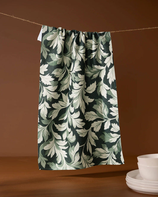 Geometry Classic Foliage Tea Towel