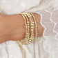 Enewton Classic Joy Pattern 4mm Gold Bead Bracelet