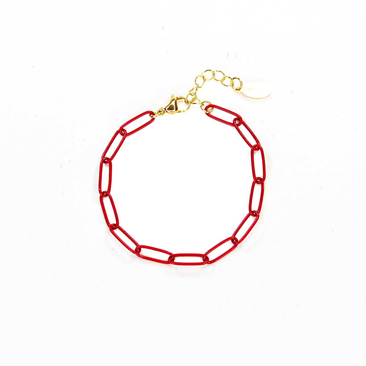 Paperclip Chain Link Bracelet