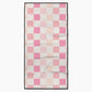Geometry Pink Indra Fitness Towel