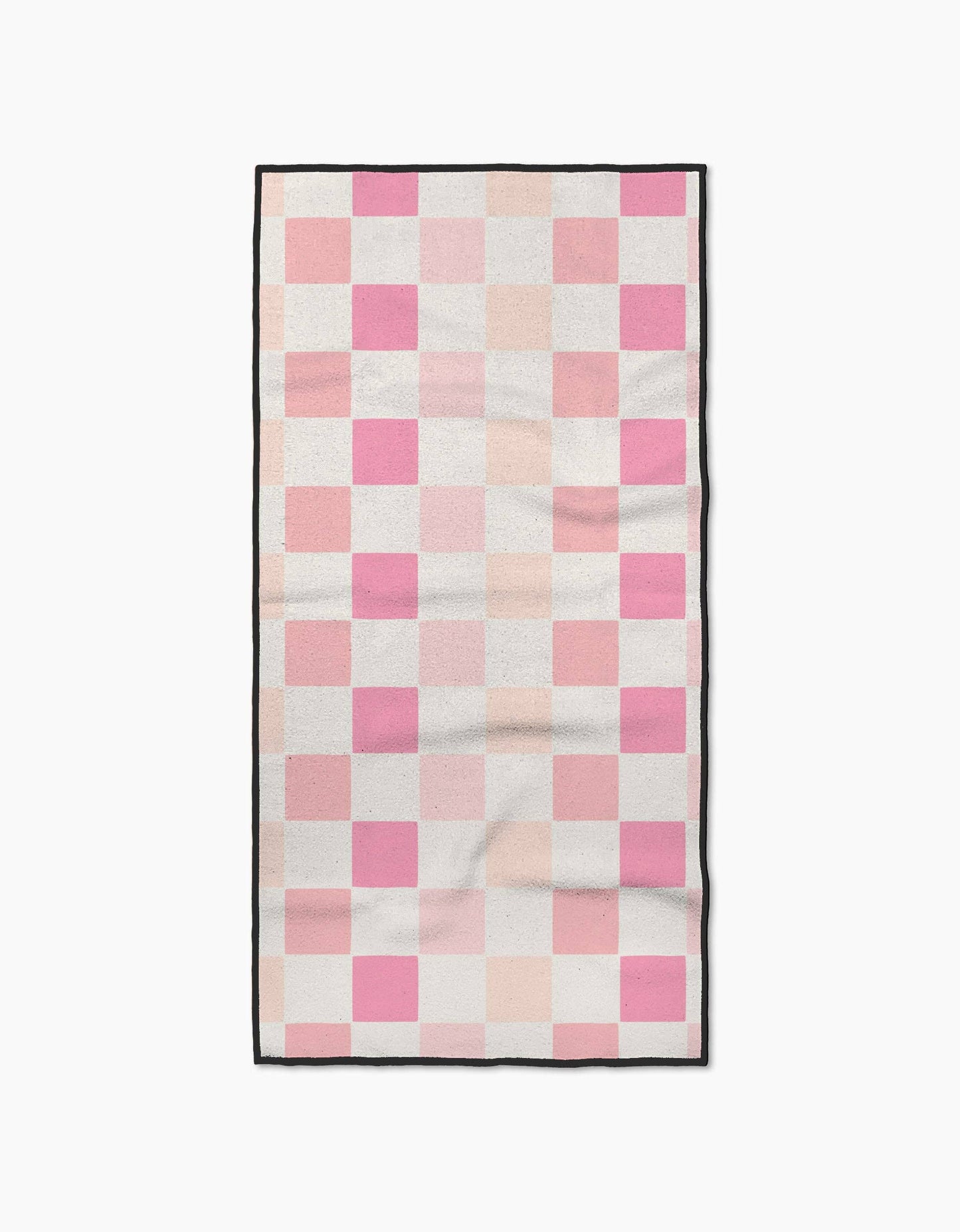 Geometry Pink Indra Fitness Towel