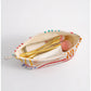 Striped Corduroy Cosmetic Bag
