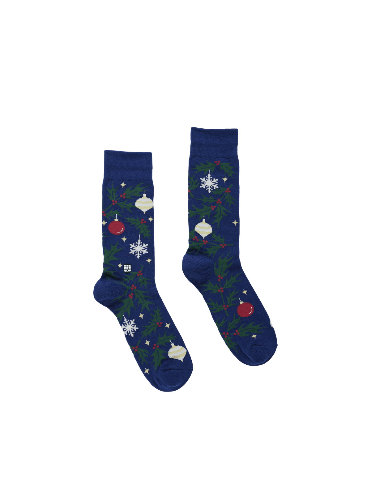 Holly Leaves Socks