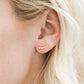 Crawler White CZ Earrings