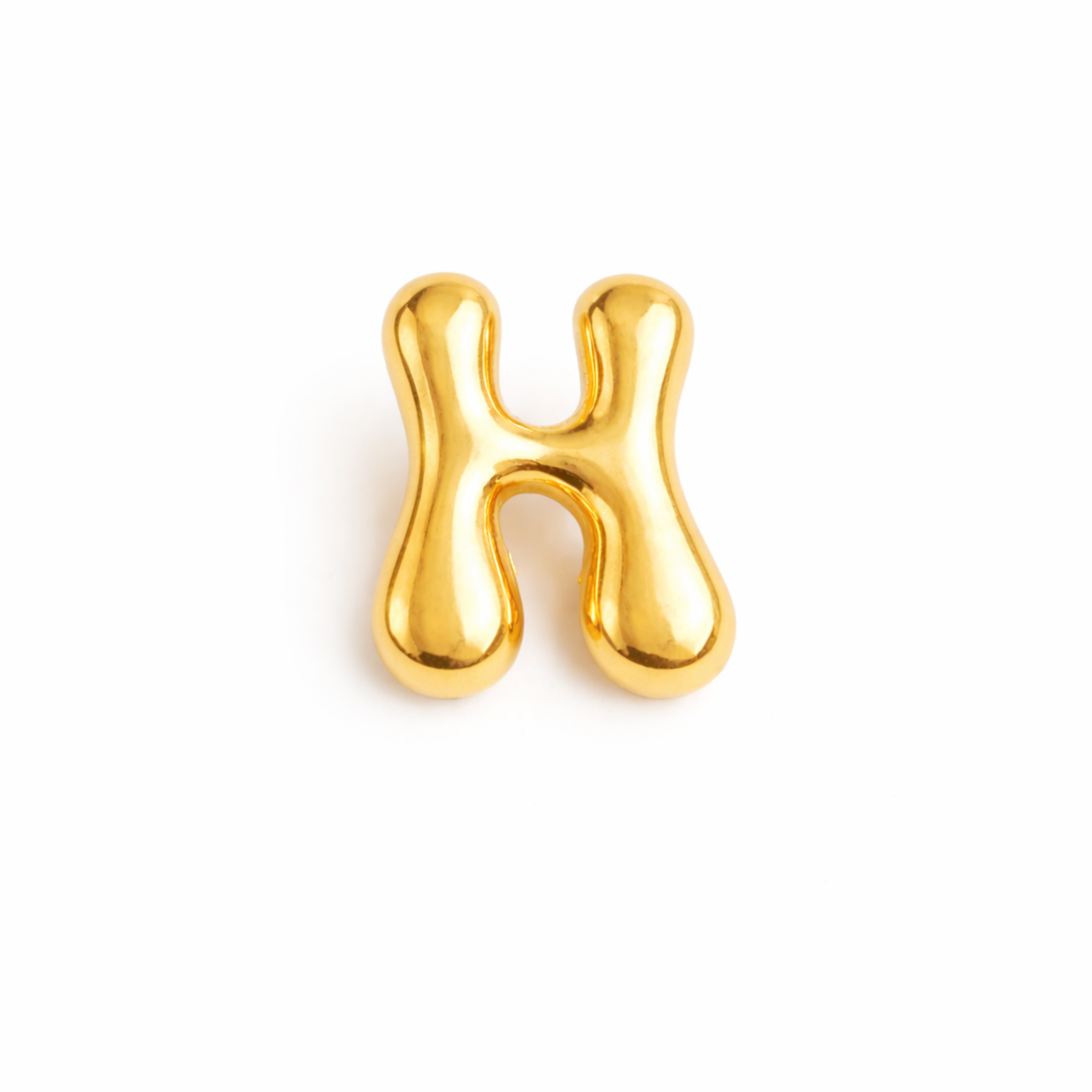 Balloon Letter Initial Brooch Pin