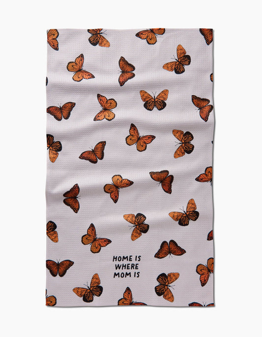Geometry Flutter Love Tea Towel