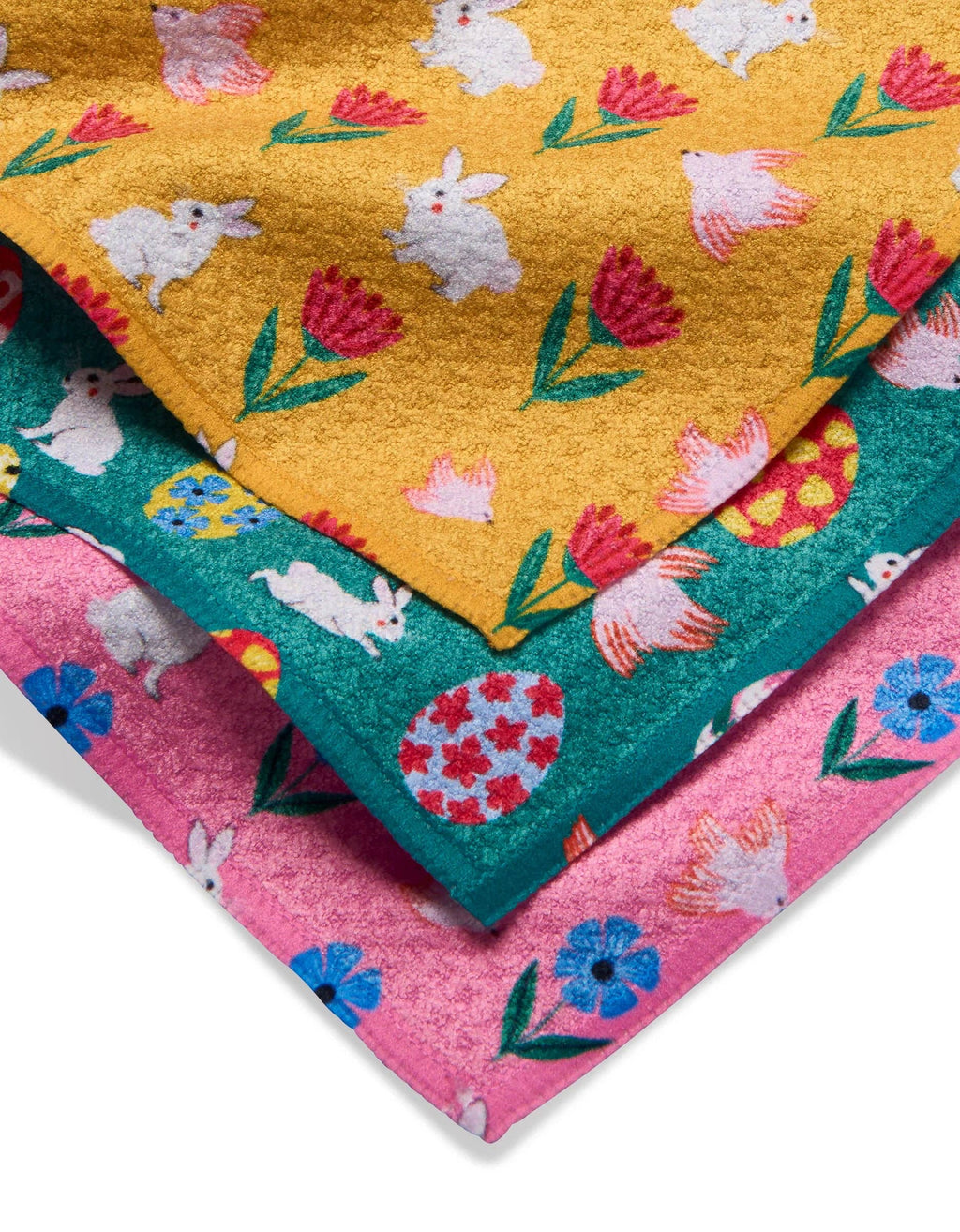 Geometry Floral Easter Parade Dishcloth Set