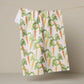 Geometry Happy Carrots Tea Towel