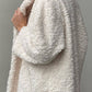 Lapel Plush Fleece Trench Coat