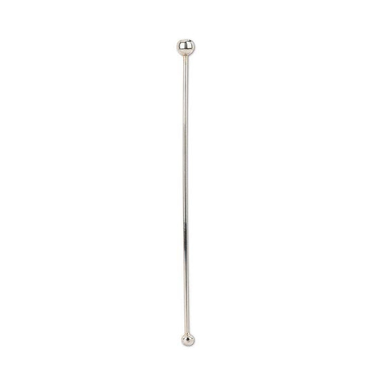Silver Ball Swizzle Stick