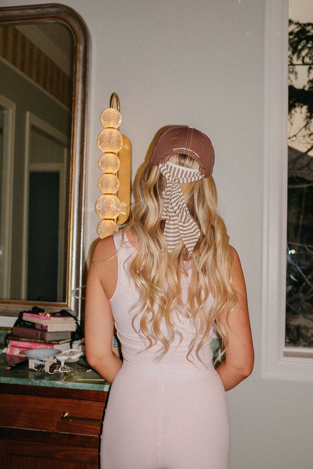 Girlhood Striped Hair Scarf