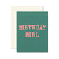 Birthday Girl University Card