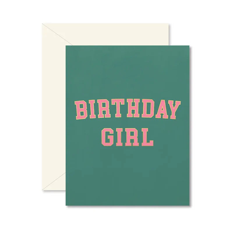 Birthday Girl University Card