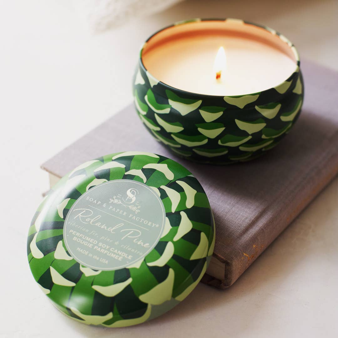 Roland Pine Tin Soy Candle