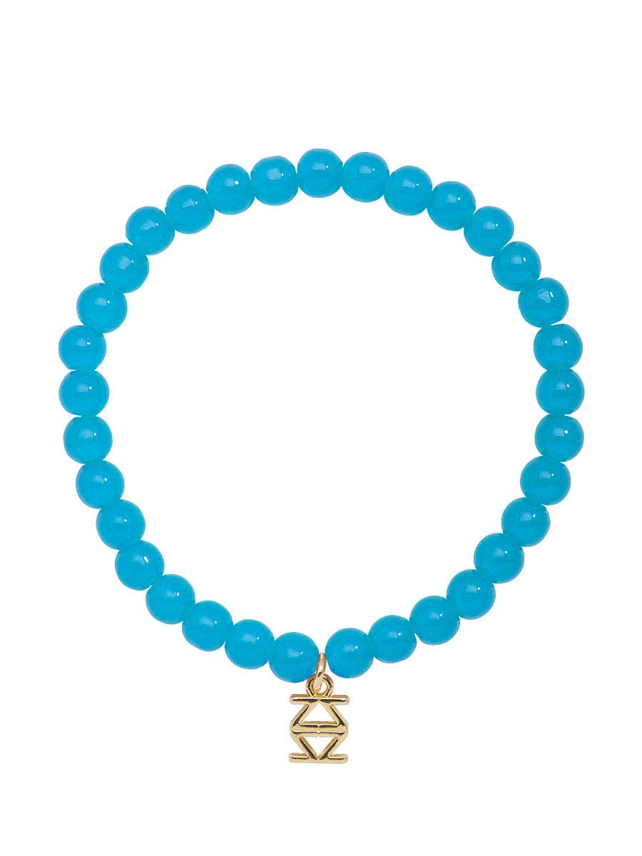 Small Glass Bead Stretch Bracelet