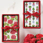 Holiday Topiaries Napkins + Ceramic Tray